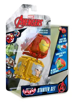 Set 2 figurine de lupta Battle Cubes Avengers, Iron Man vs Thor