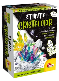 Set de experimente, Lisciani, Stiinta cristalelor