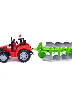 Set tractor si plug, Farmer Toys, Cool Machines, cu lumini si sunete